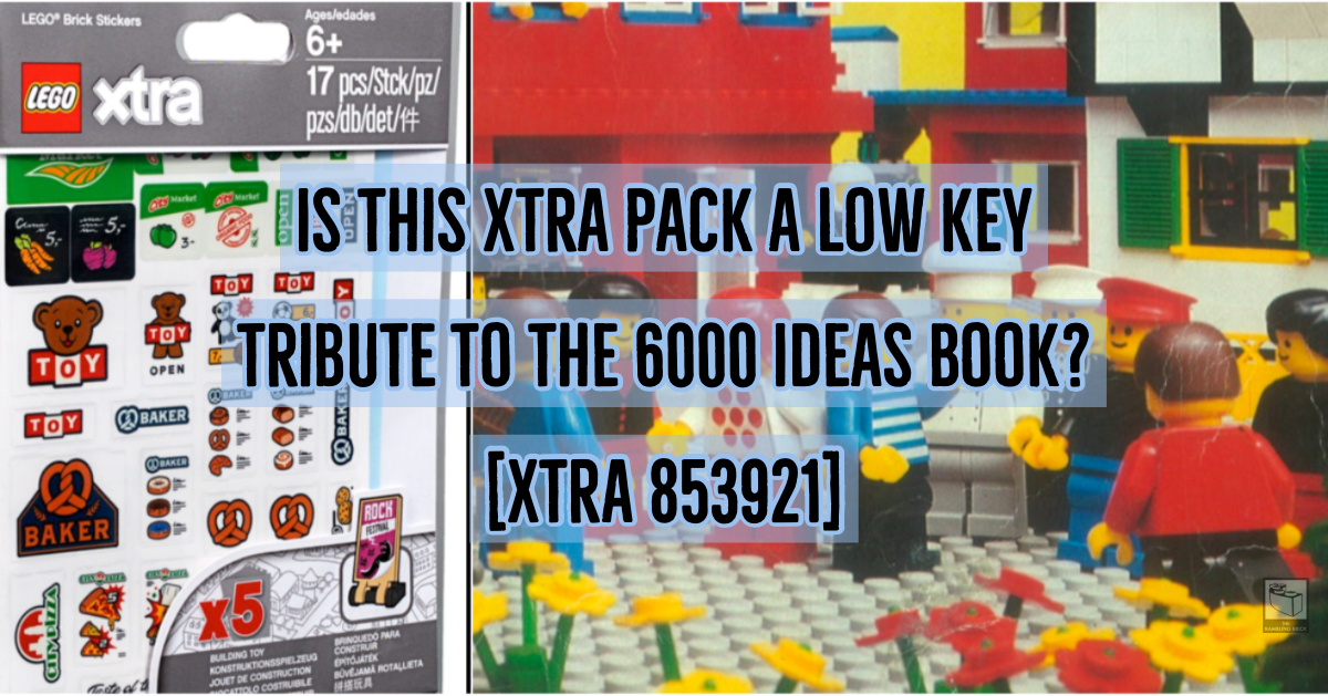 Gift Idea Ages 6 17 Pieces LEGO Xtra Lego Brick Stickers NEW & Sealed
