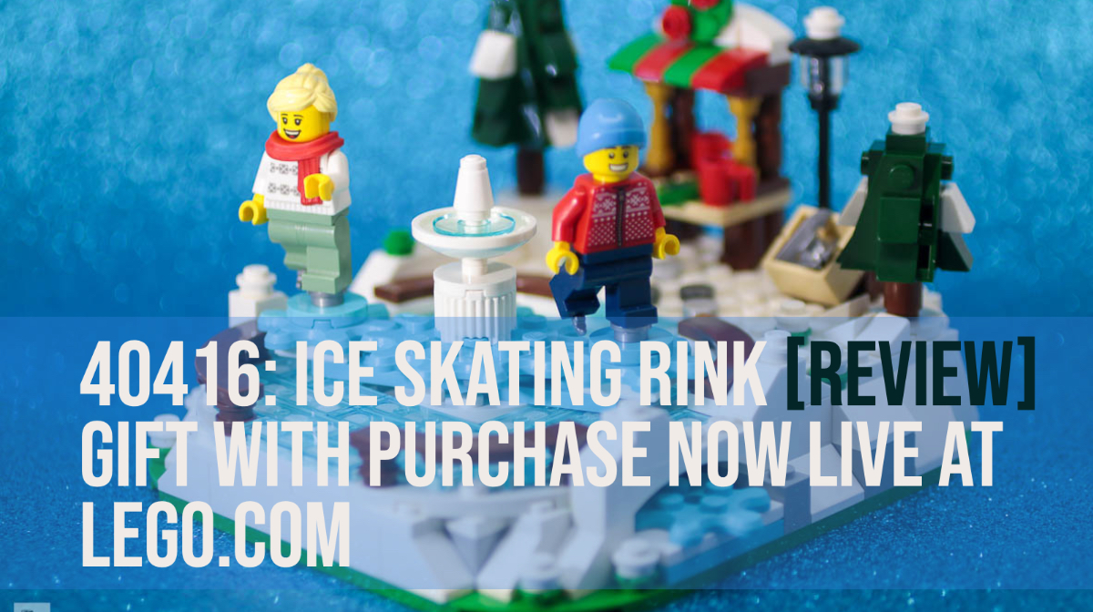 Lego 40416 Ice Skating Rink Christmas 2020 Limited Edition Set 